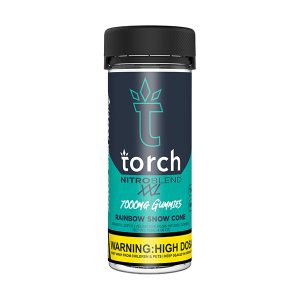 Torch THC-A Nitro Blend Gummies 7000mg – Rainbow Snow Cone
